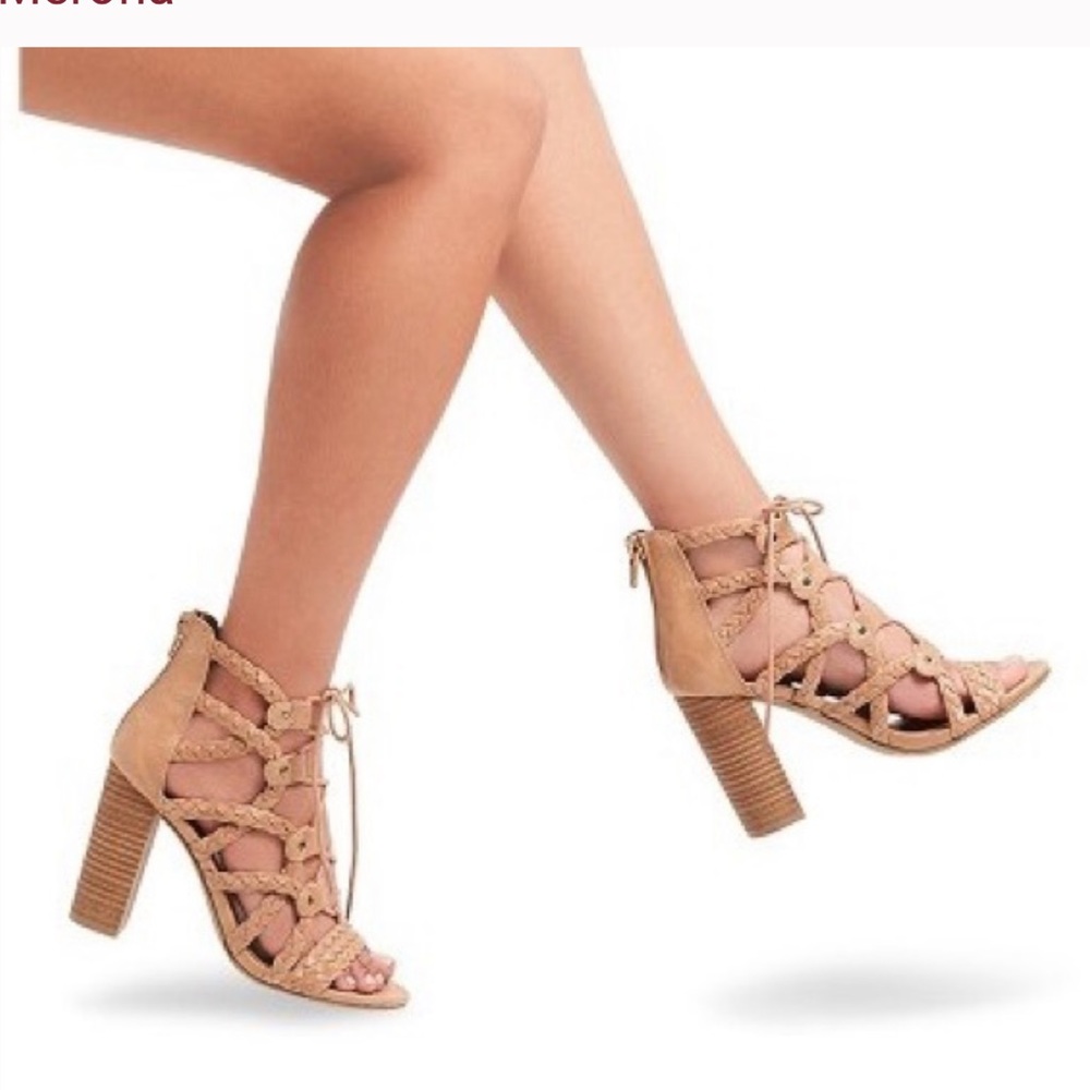 Merona Lace Up heels